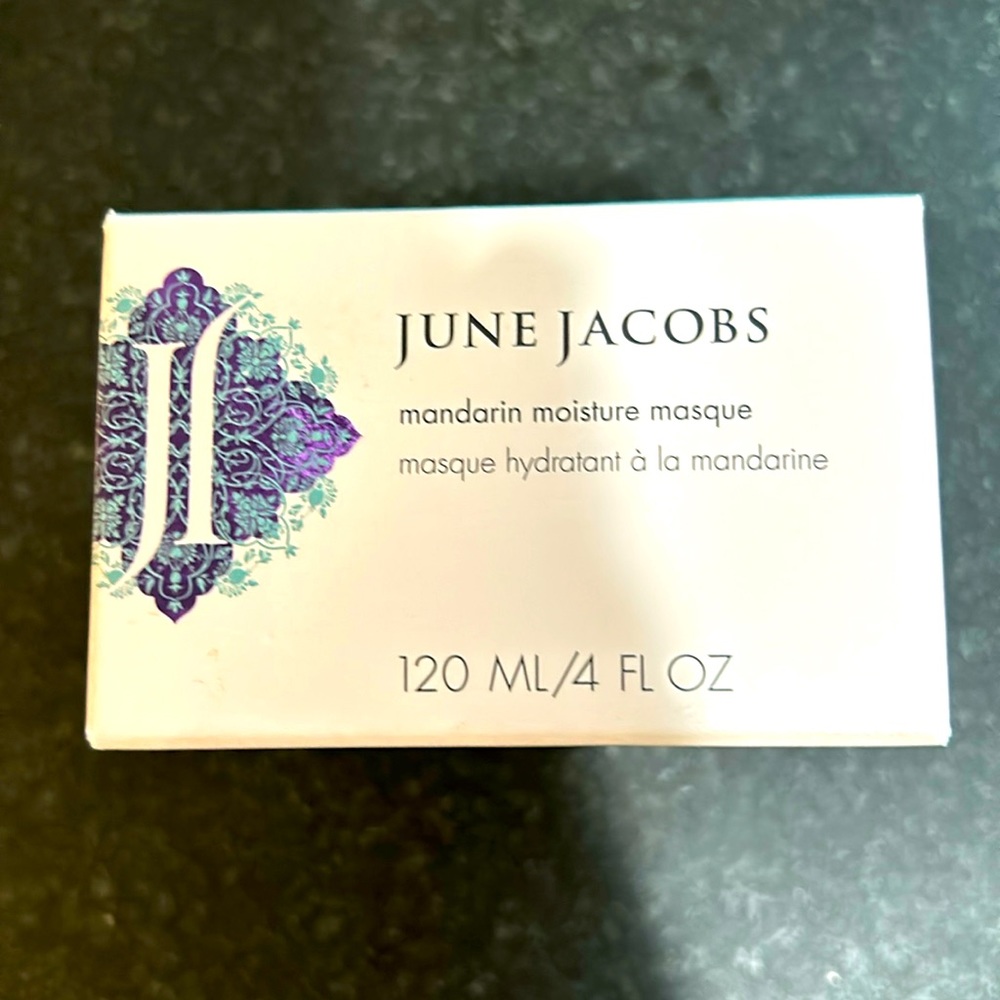 June Jacobs Mandarin Moisture Masque, new in box